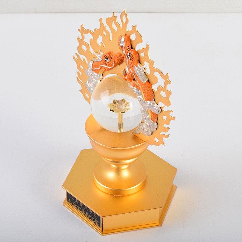 ヒデ　仏教美術　阿含宗　二大龍王守護　如意宝珠御宝塔　共箱　C　8890