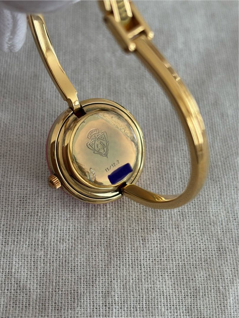 【稼働】GUCCI グッチ　チェンジベゼル　11/12.2 腕時計　新品電池