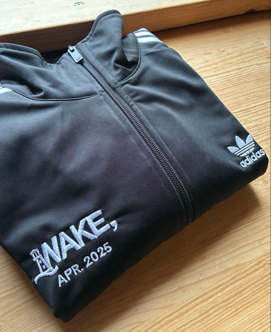 wake adidas FIREBIRD TT ジャケット 黒 Lサイズ