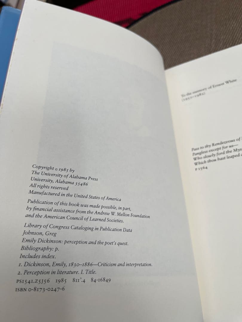 Emily Dickinson Perception and the Poet…