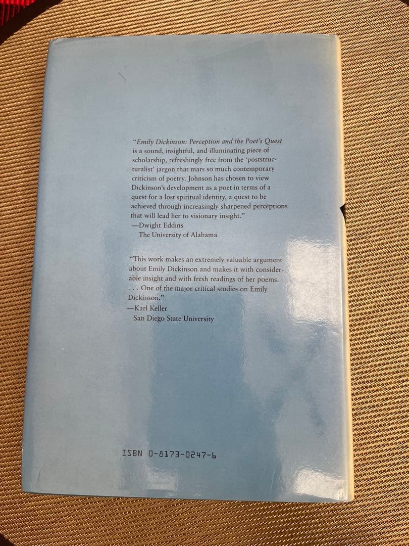 Emily Dickinson Perception and the Poet…