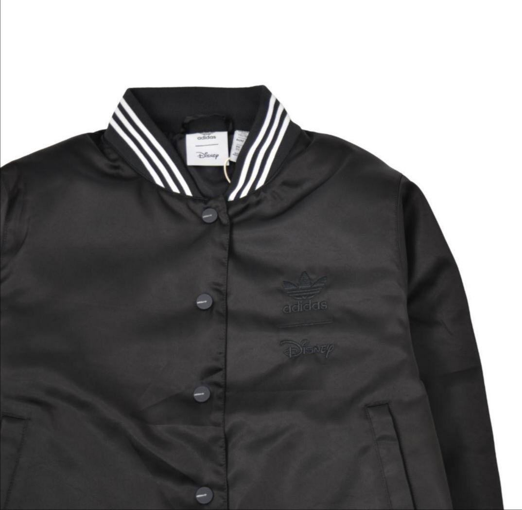 【新品】Bambi×adidas 黒★サテンボンバージャケット★中綿ジャケット