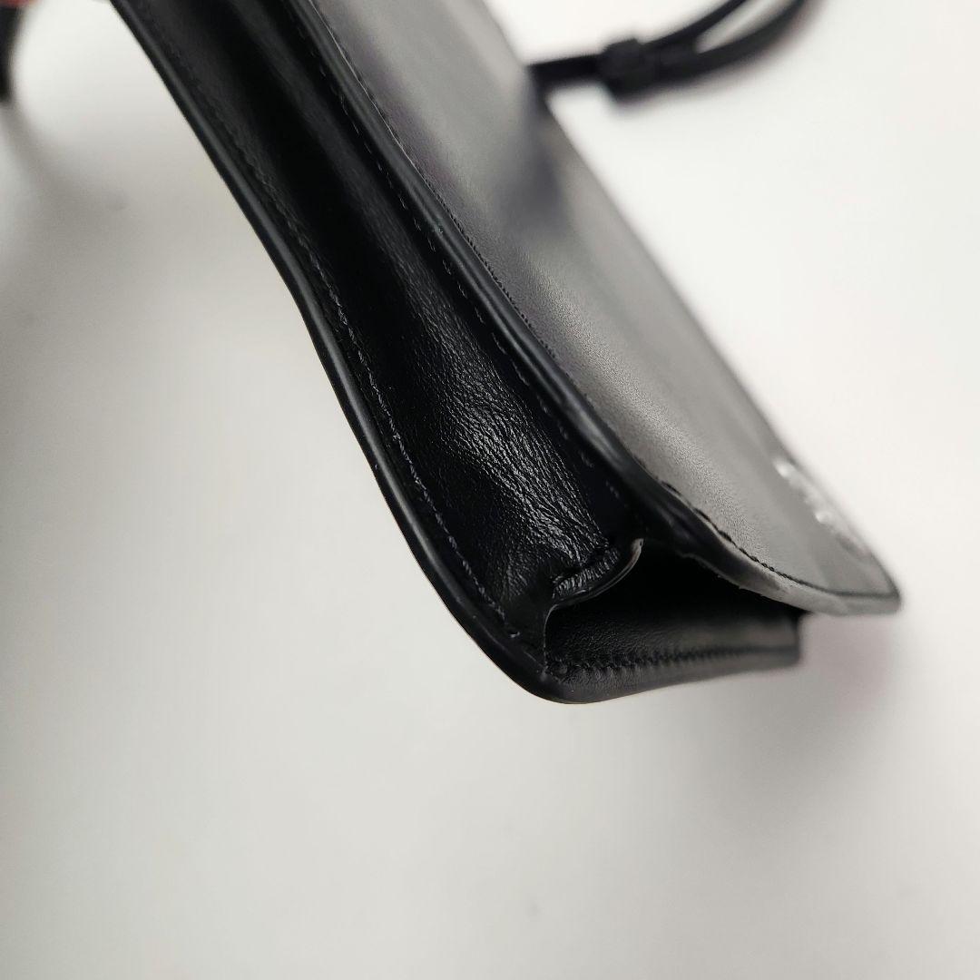 さ*ん様 【023】メゾンキツネ ブラック フォックスヘッドポシェット スマホシ