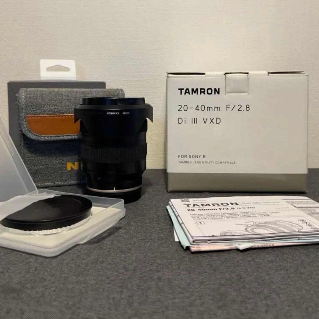 【極美品】TAMRON 20-40mm F/2.8 NDフィルター付き