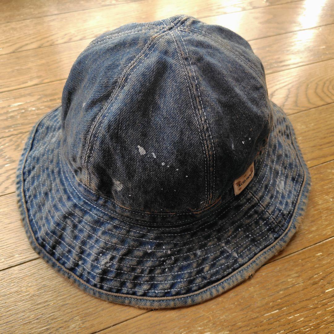 即完売 ACID HOUSE 備南染工 アーミーハット デニム 児島