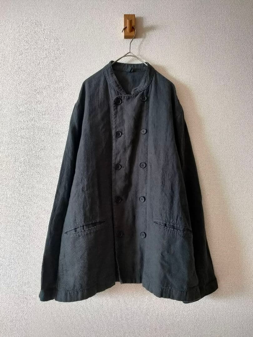 02231-0001 LINASリネンキャンバスクックジャケット