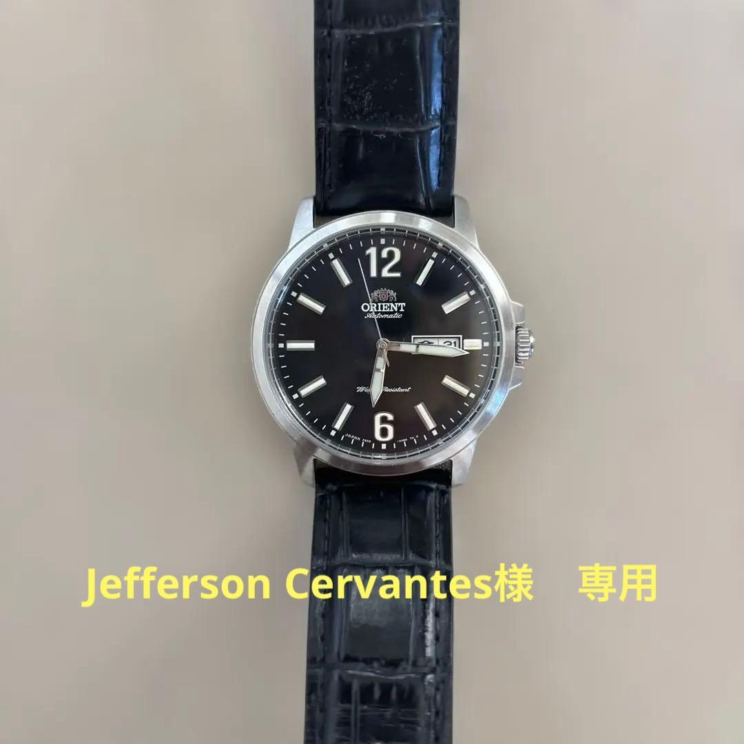 ORIENT 自動巻き 腕時計 ブラック