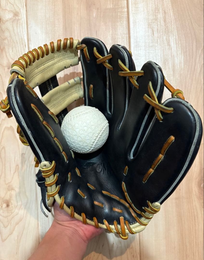 アトムズ　ACN-066　066型　軟式用　内野手用　浅く使いやすい 型付け済み