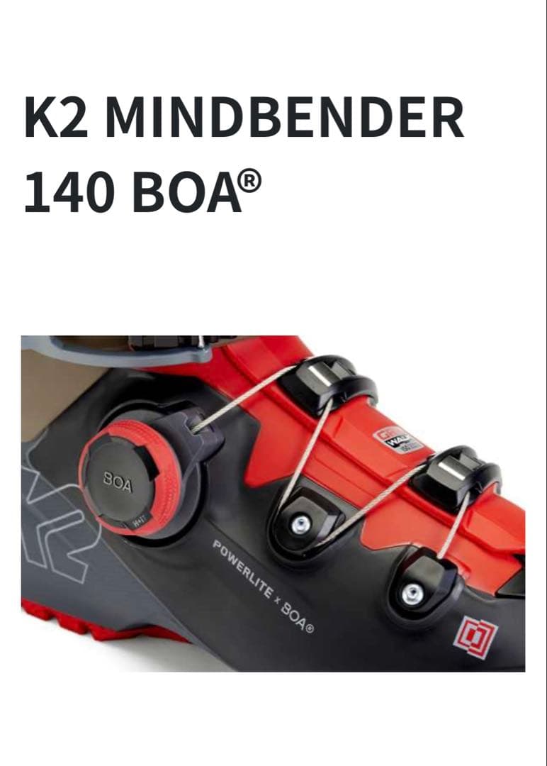 r*y様 超美品 K2 Mindbender 140 BOA® スキー ブーツ