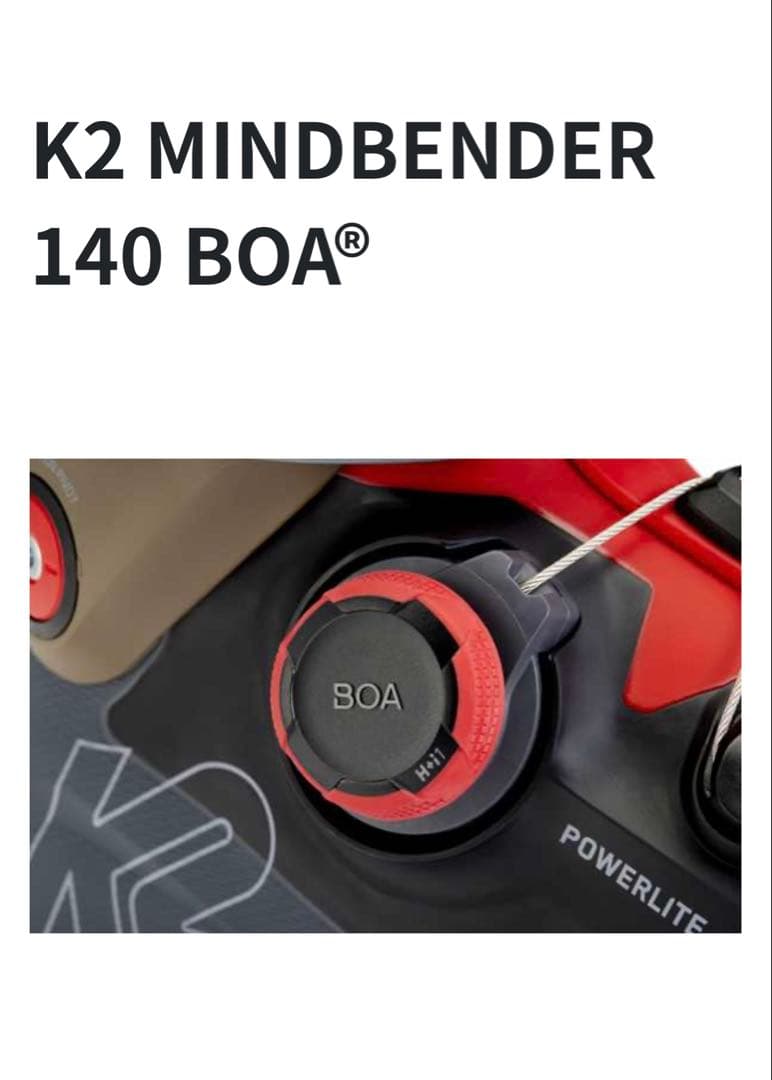 r*y様 超美品 K2 Mindbender 140 BOA® スキー ブーツ
