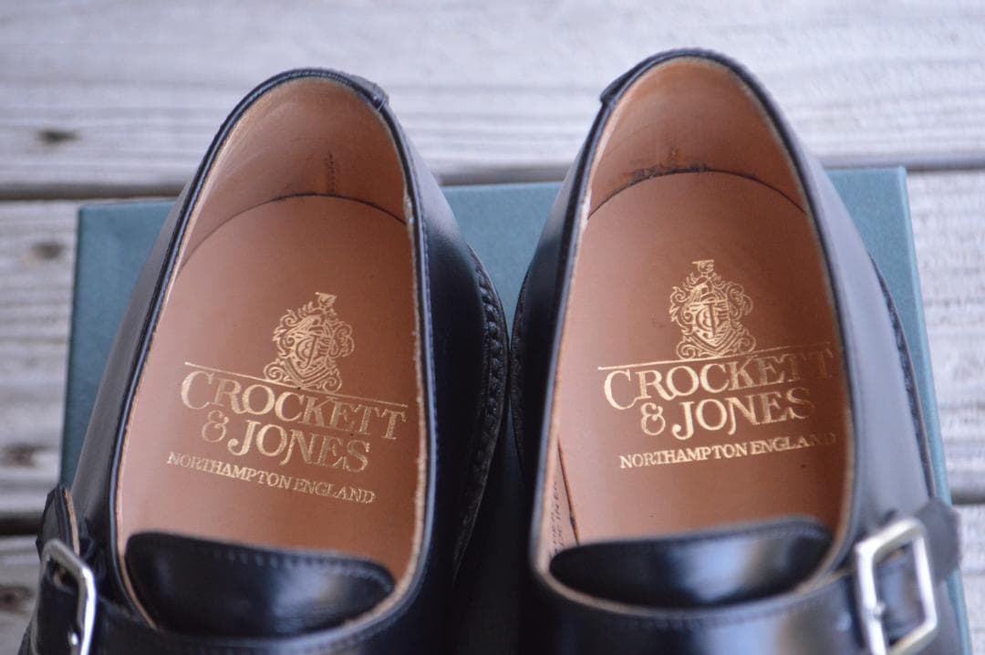 着用数回　CROCKETT＆JONES　COMPTON2　7.5E　ブラック
