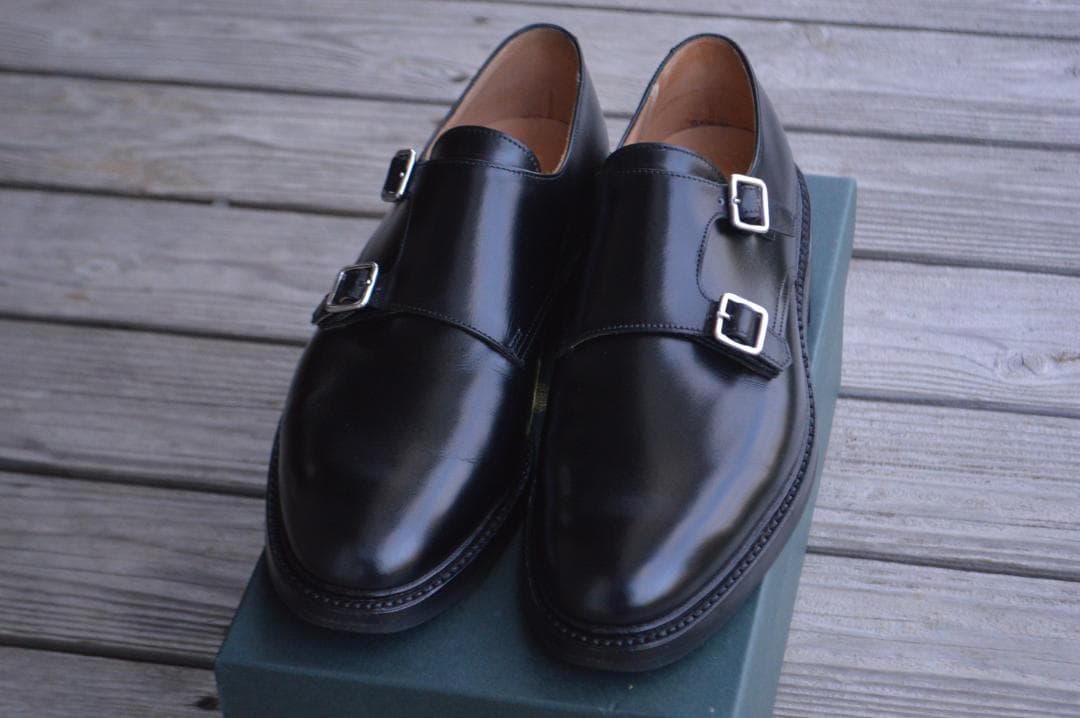 着用数回　CROCKETT＆JONES　COMPTON2　7.5E　ブラック