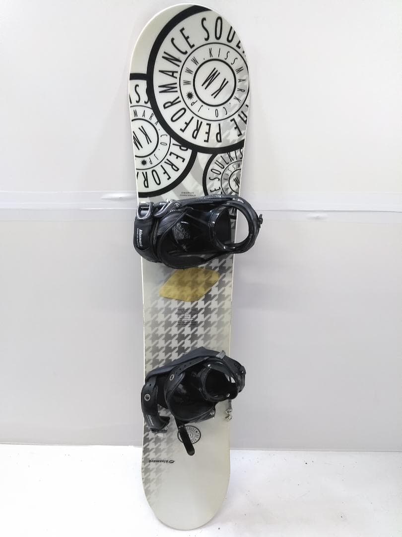 キスマーク レディース スノーボード4点セット　142cm ブーツ 24 △