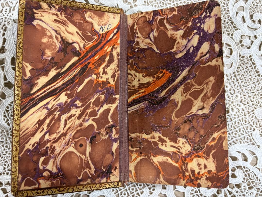 1932年 フランス語 Missel ミサ典 革装丁 三方金 挿絵入り 祈祷書