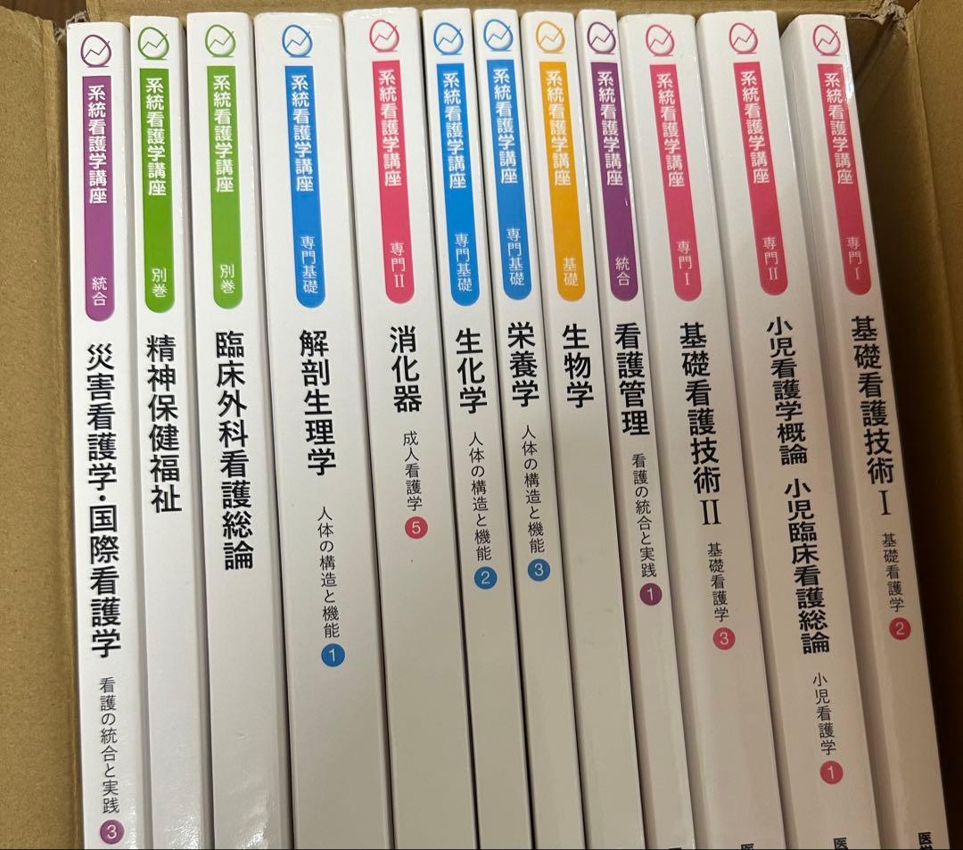 ゆ　医学書院　系統看護学講座 専門分野 Ⅰ、Ⅱ、専門基礎など12冊セット