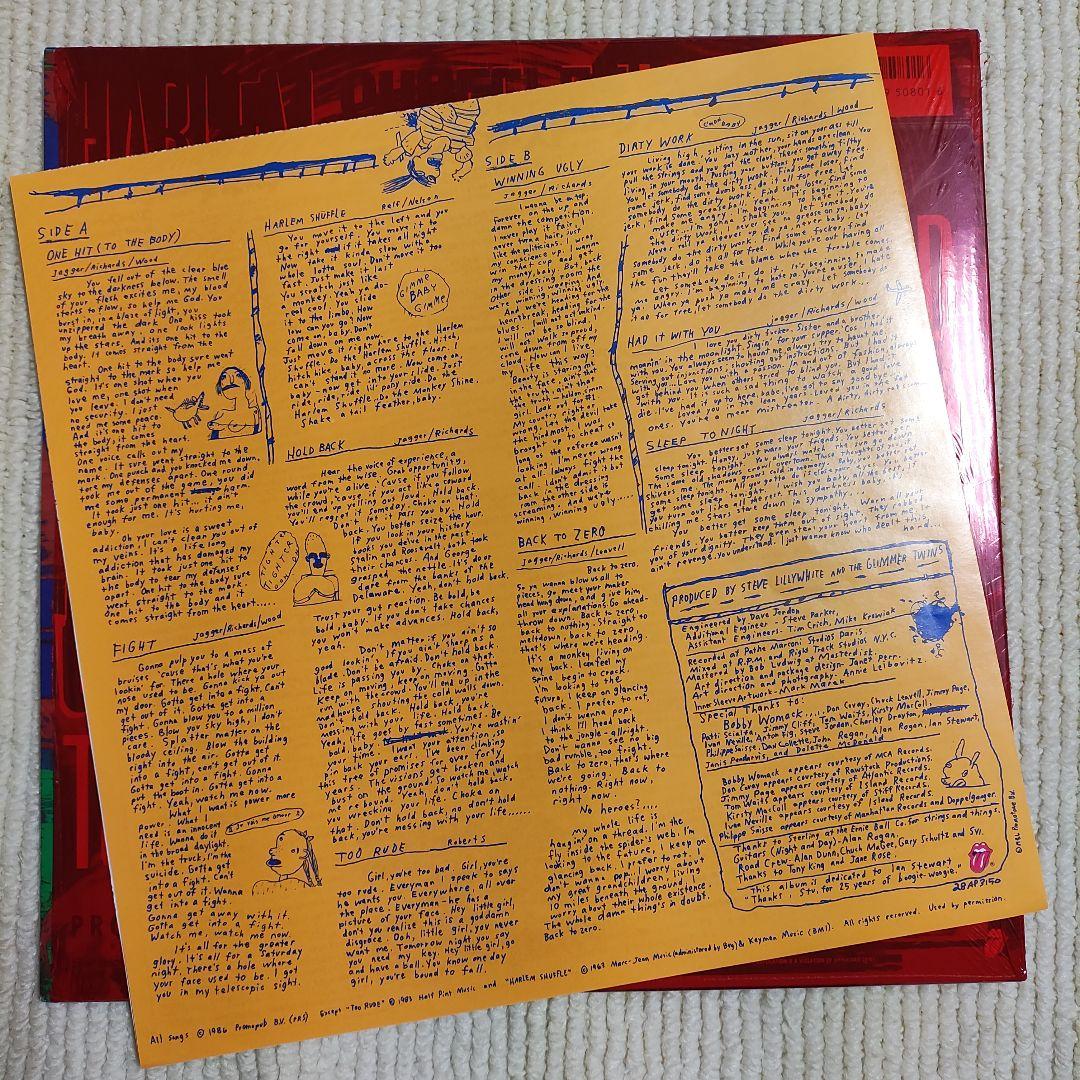 【激レア!!ポスター付き完品ＬＰ】ローリング・ストーンズ／ダーティ・ワーク