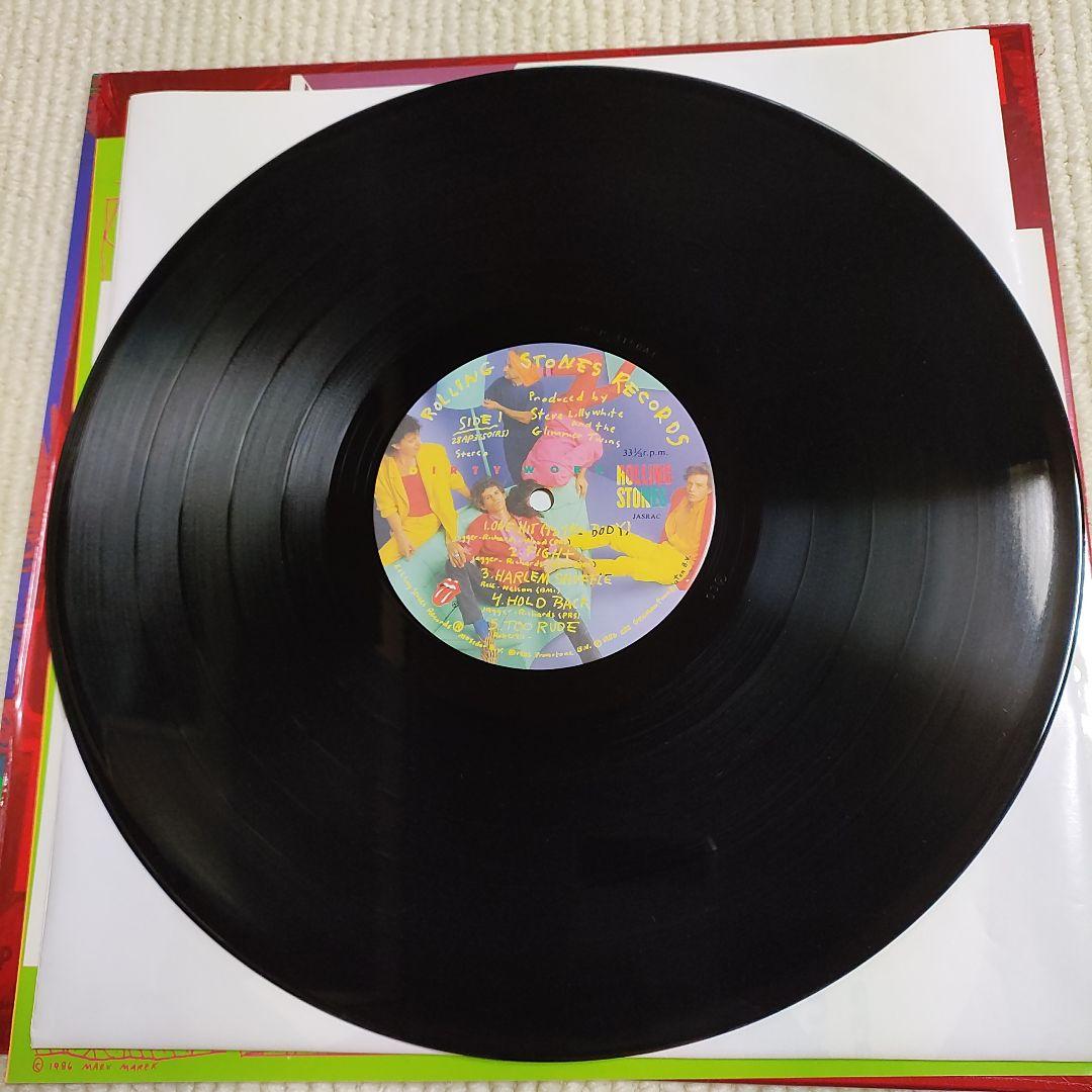 【激レア!!ポスター付き完品ＬＰ】ローリング・ストーンズ／ダーティ・ワーク