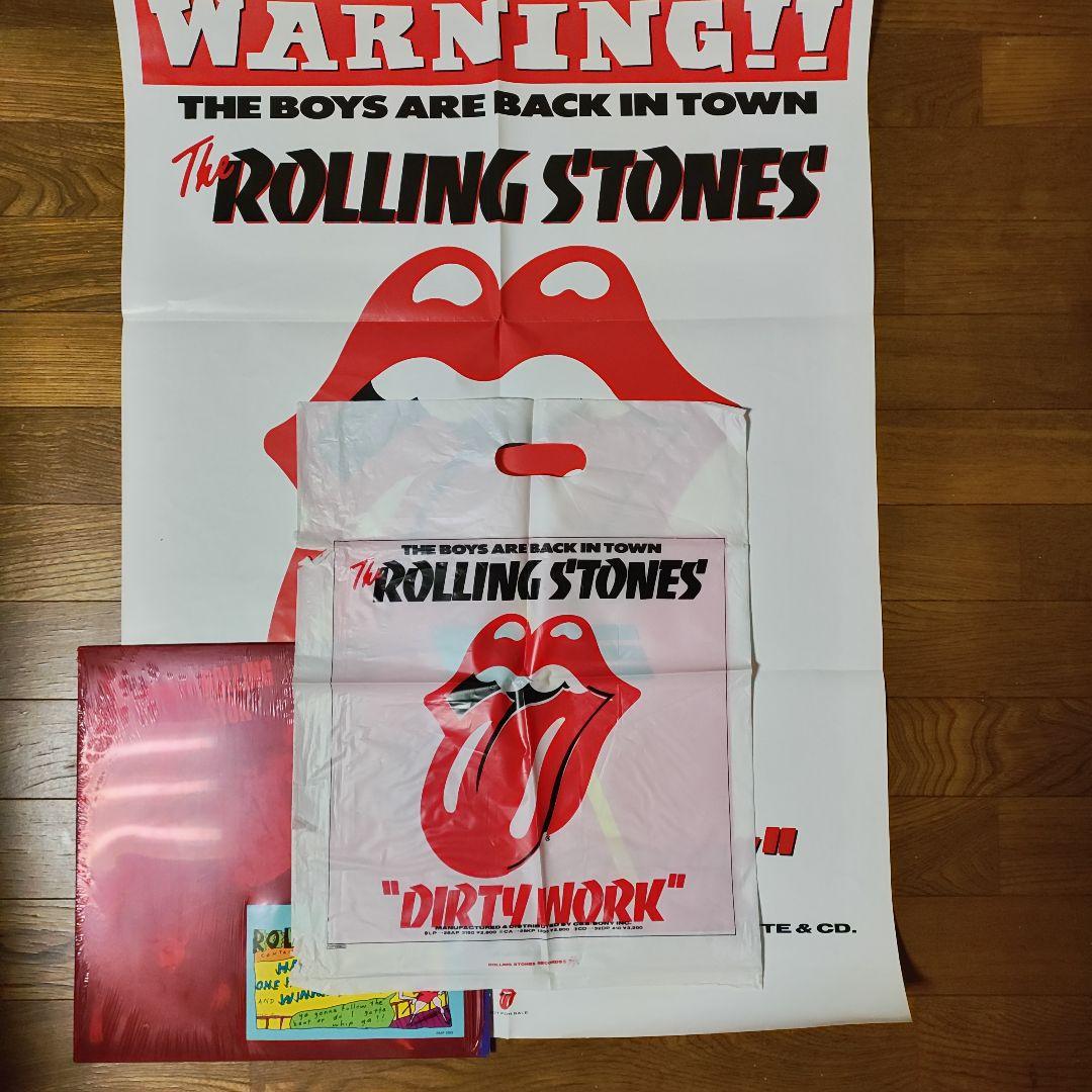 【激レア!!ポスター付き完品ＬＰ】ローリング・ストーンズ／ダーティ・ワーク