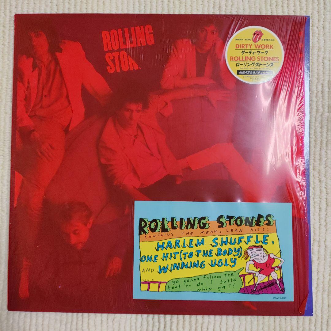 【激レア!!ポスター付き完品ＬＰ】ローリング・ストーンズ／ダーティ・ワーク