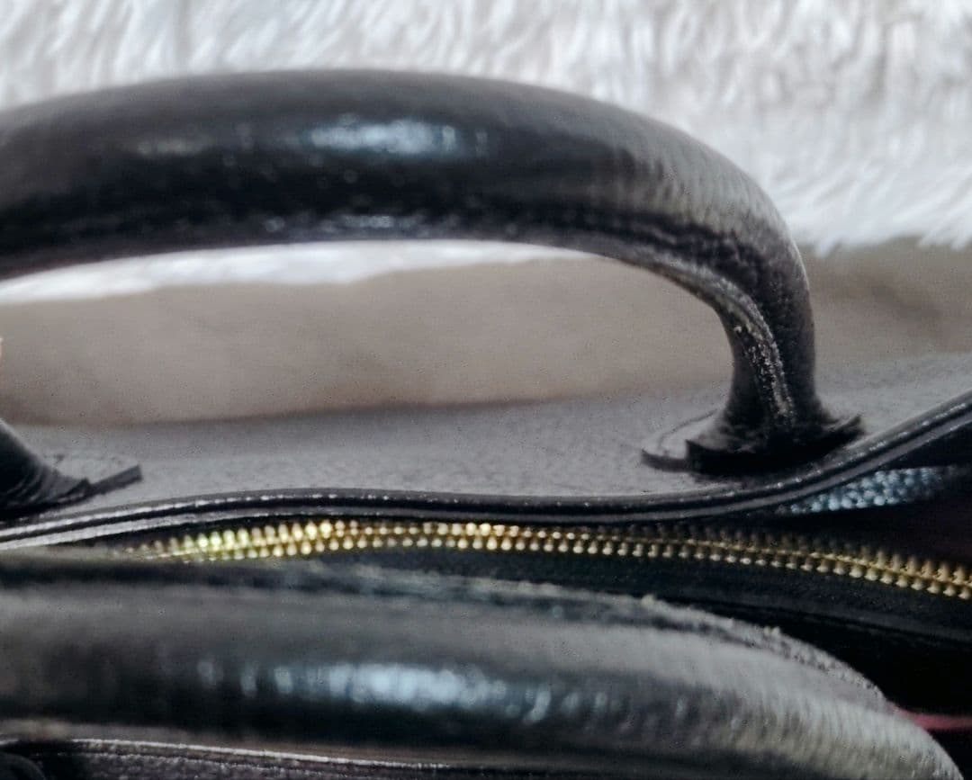 A.D.M.J. トートバッグ シボ革 レザー ゴールド金具 A4収納 ビジネス