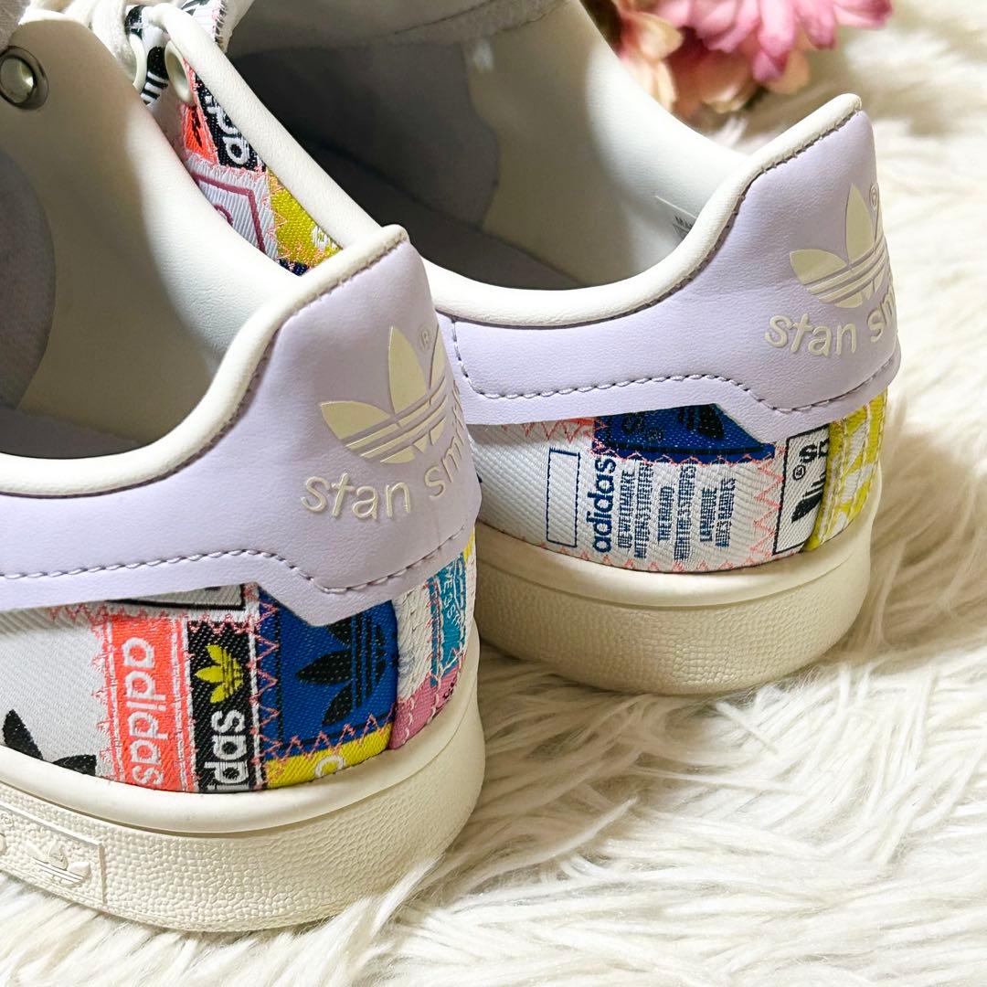 【極美品】アディダス オリジナルス スタン スミス スニーカー 総柄 24cm