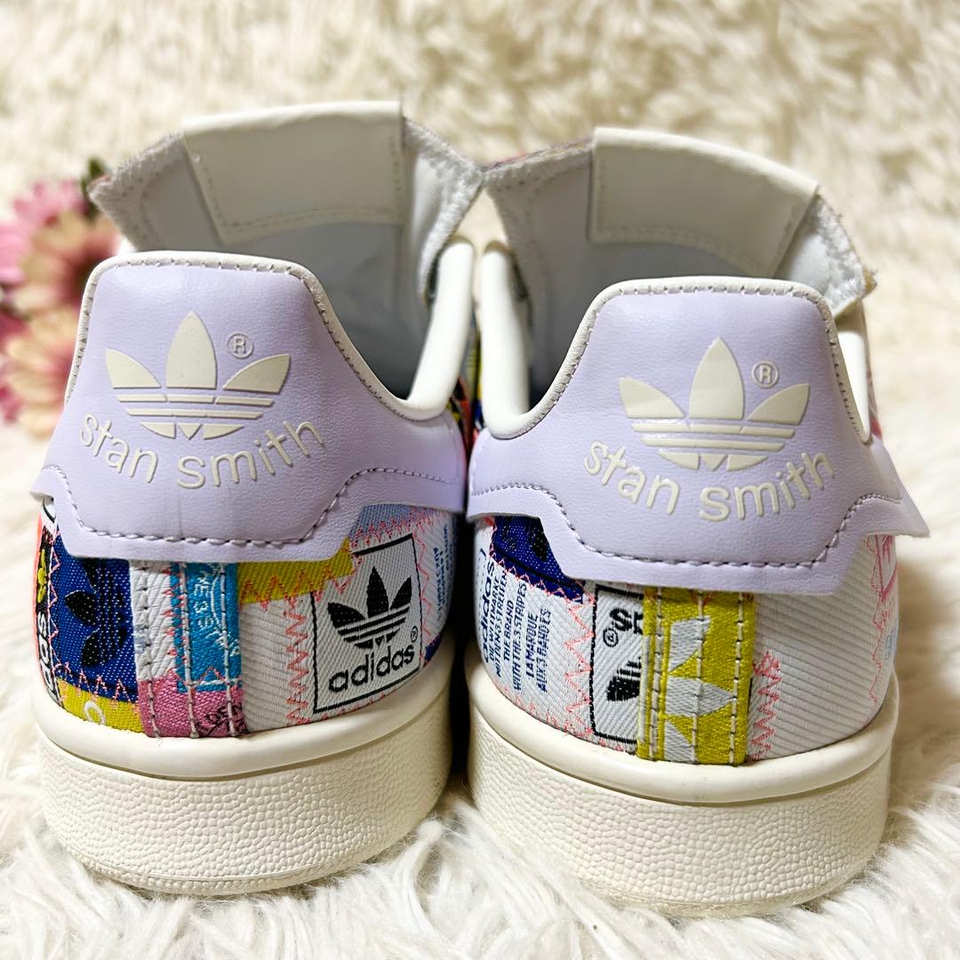 【極美品】アディダス オリジナルス スタン スミス スニーカー 総柄 24cm