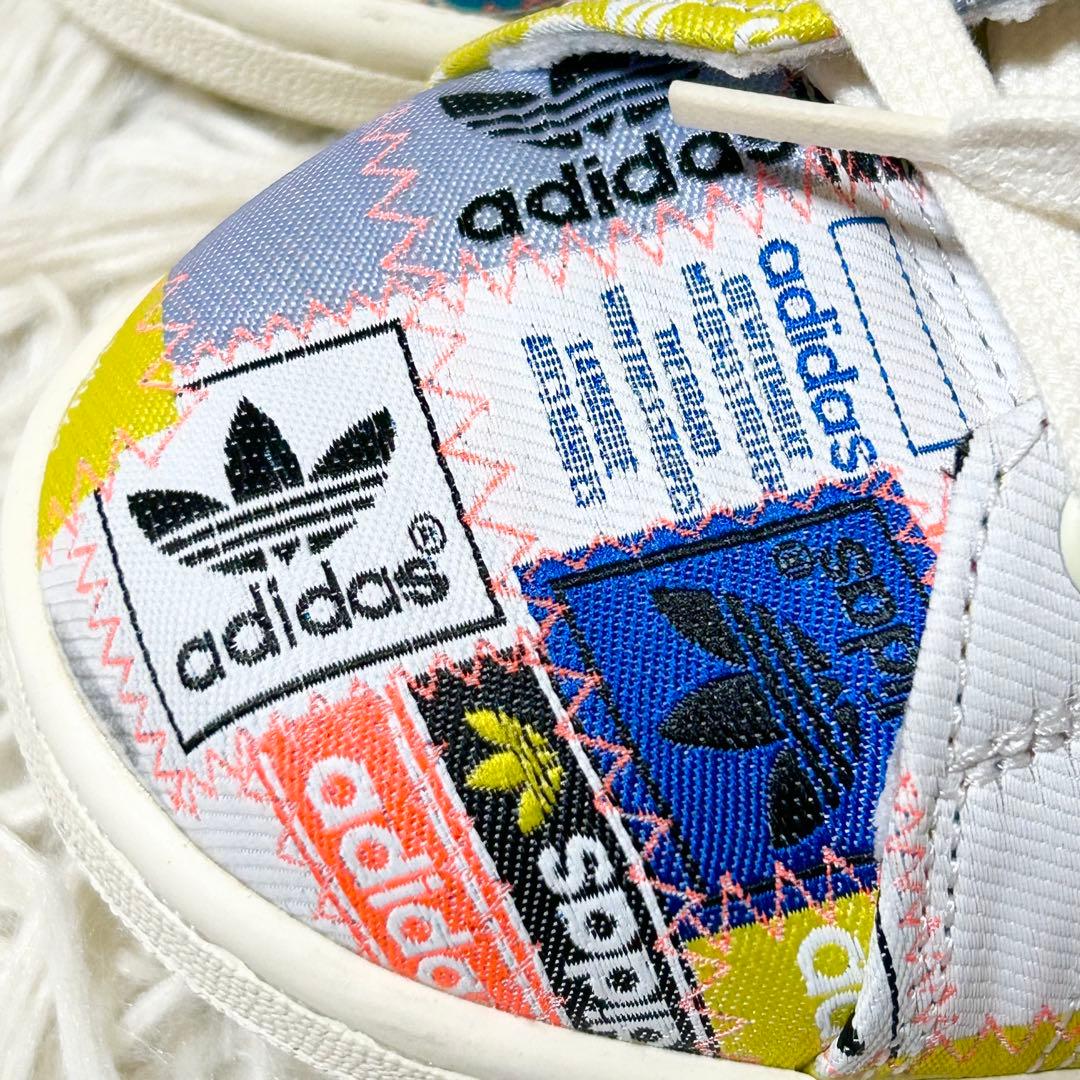 【極美品】アディダス オリジナルス スタン スミス スニーカー 総柄 24cm