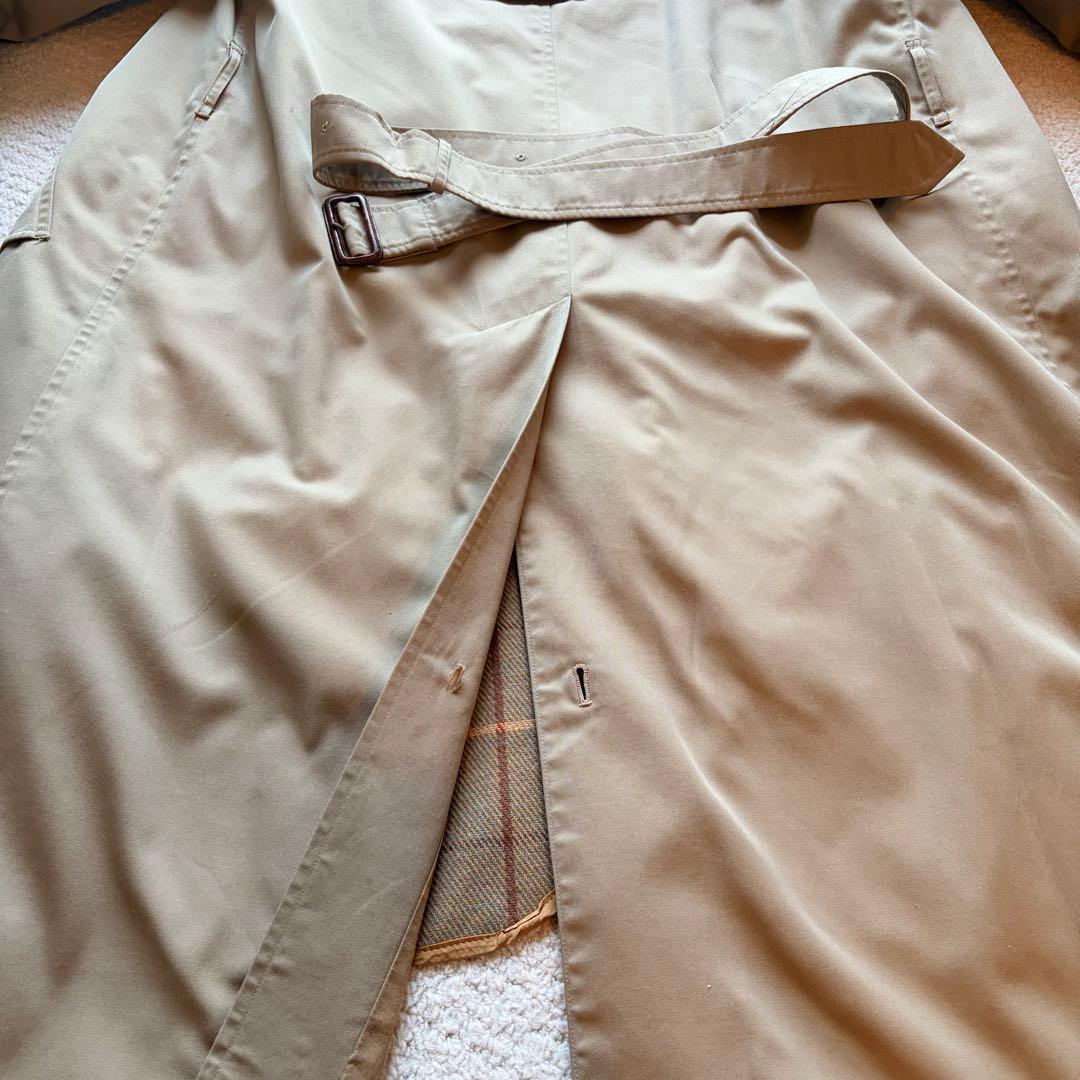 バーバリー　ステンカラーコート　トレンチコート　ライナー　ベルト付 希少　白タグ