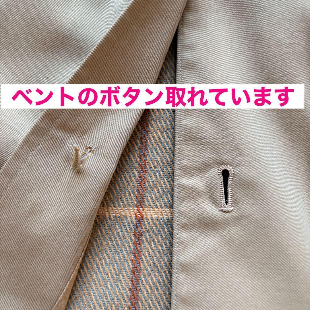 バーバリー　ステンカラーコート　トレンチコート　ライナー　ベルト付 希少　白タグ