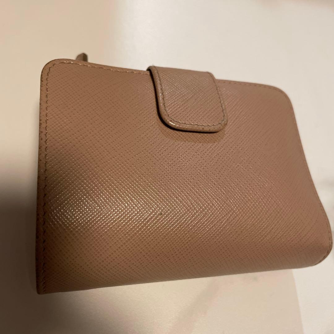 プラダ PRADA 二つ折り財布 サフィアーノレザー財布
