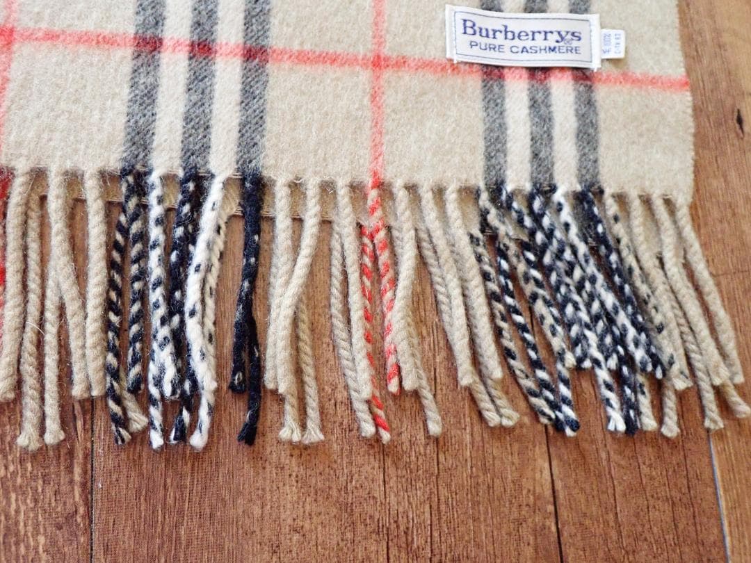 BURBERRY バーバリー ノバチェック柄 カシミヤ100％マフラー正規品