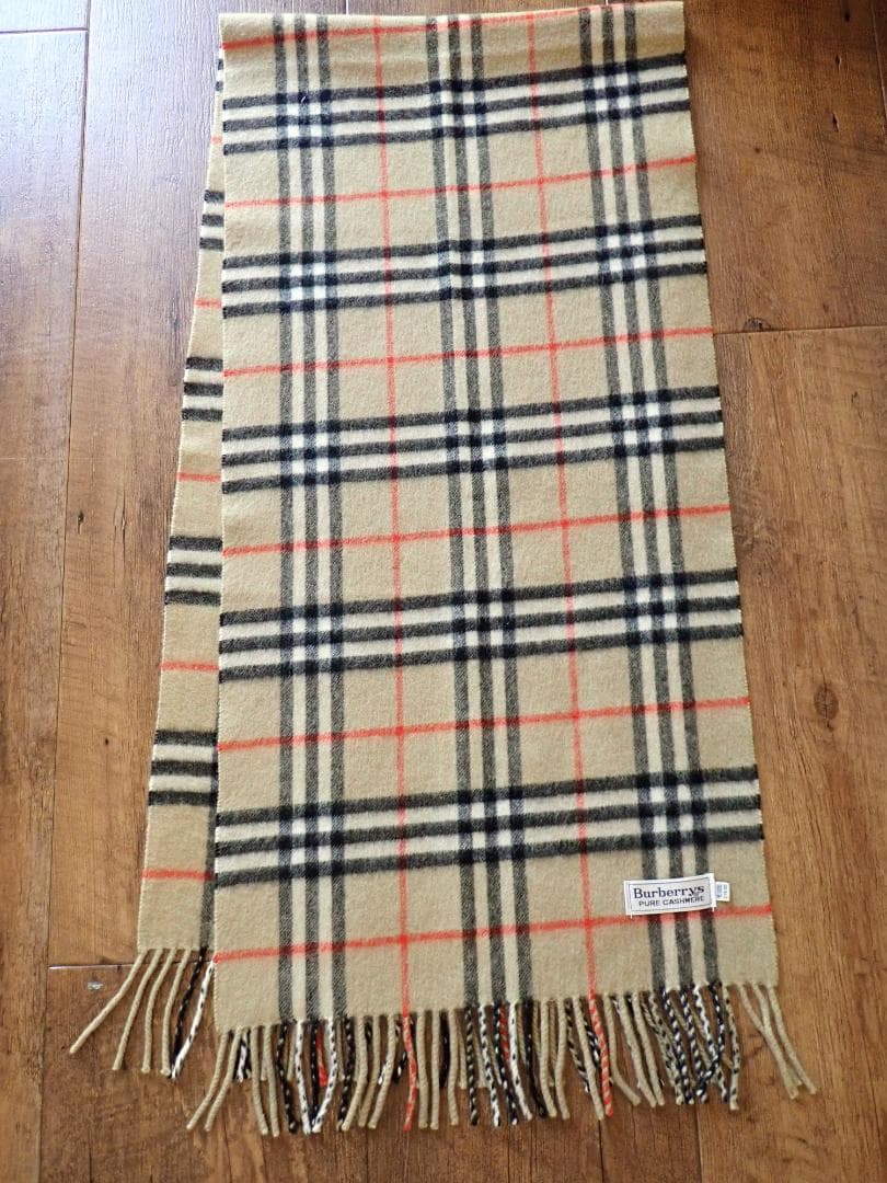 BURBERRY バーバリー ノバチェック柄 カシミヤ100％マフラー正規品