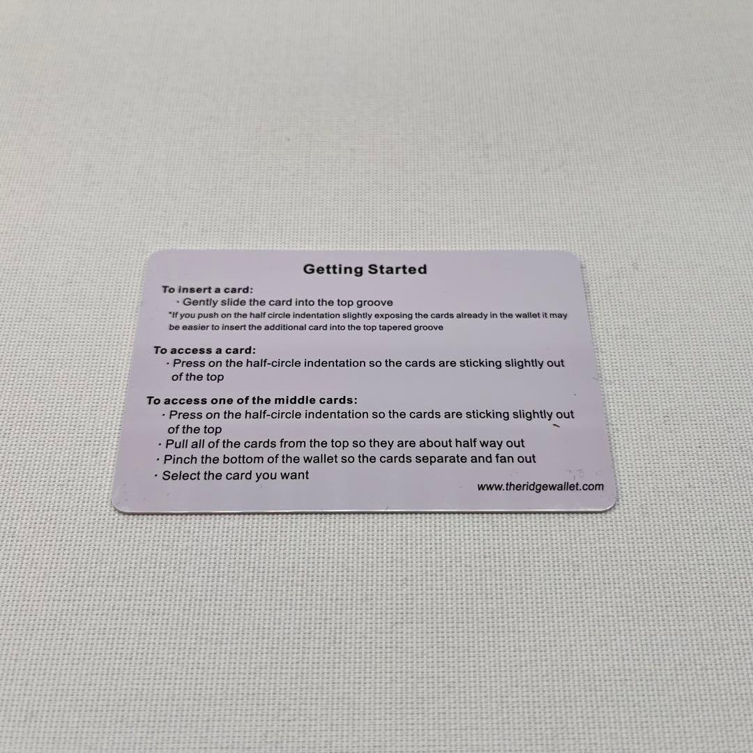 The Ridge Titanium Burnt 財布