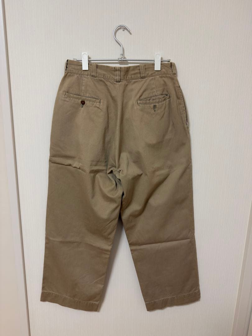 50s 米軍実物 US ARMY チノパン　アーミーチノ　45カーキ
