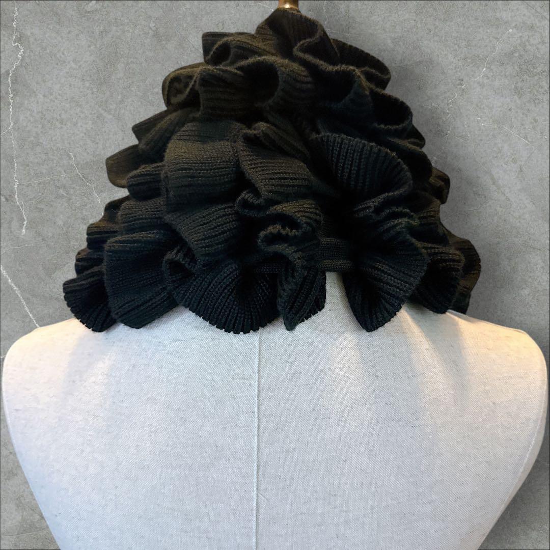 Bibiy SHUSHU MUFFLER フリル シュシュマフラー