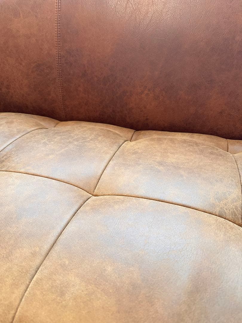 【flower】CRASH GATE 2人掛けソファスーパーレザーテックス