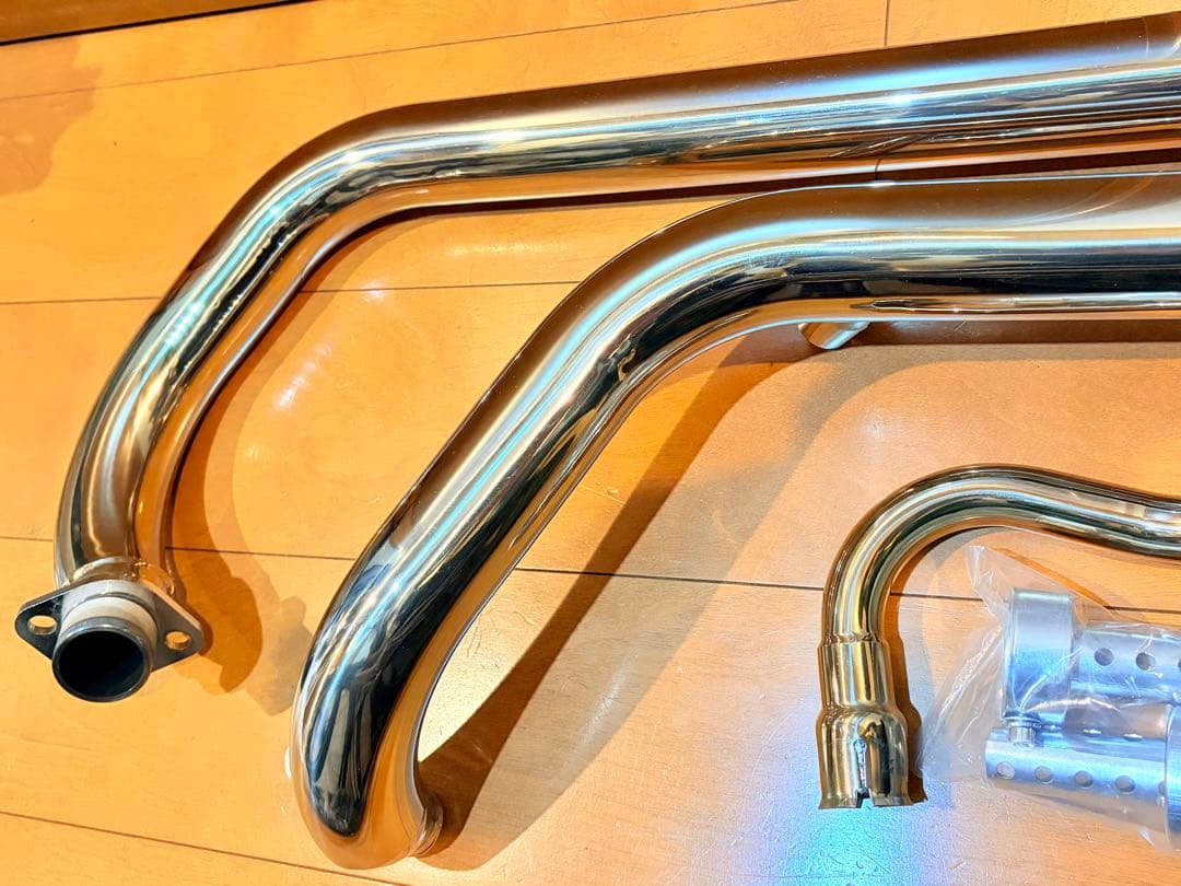 Garage T&Fガレージ ドラッグパイプマフラー タイプ1 Vツインマグナ