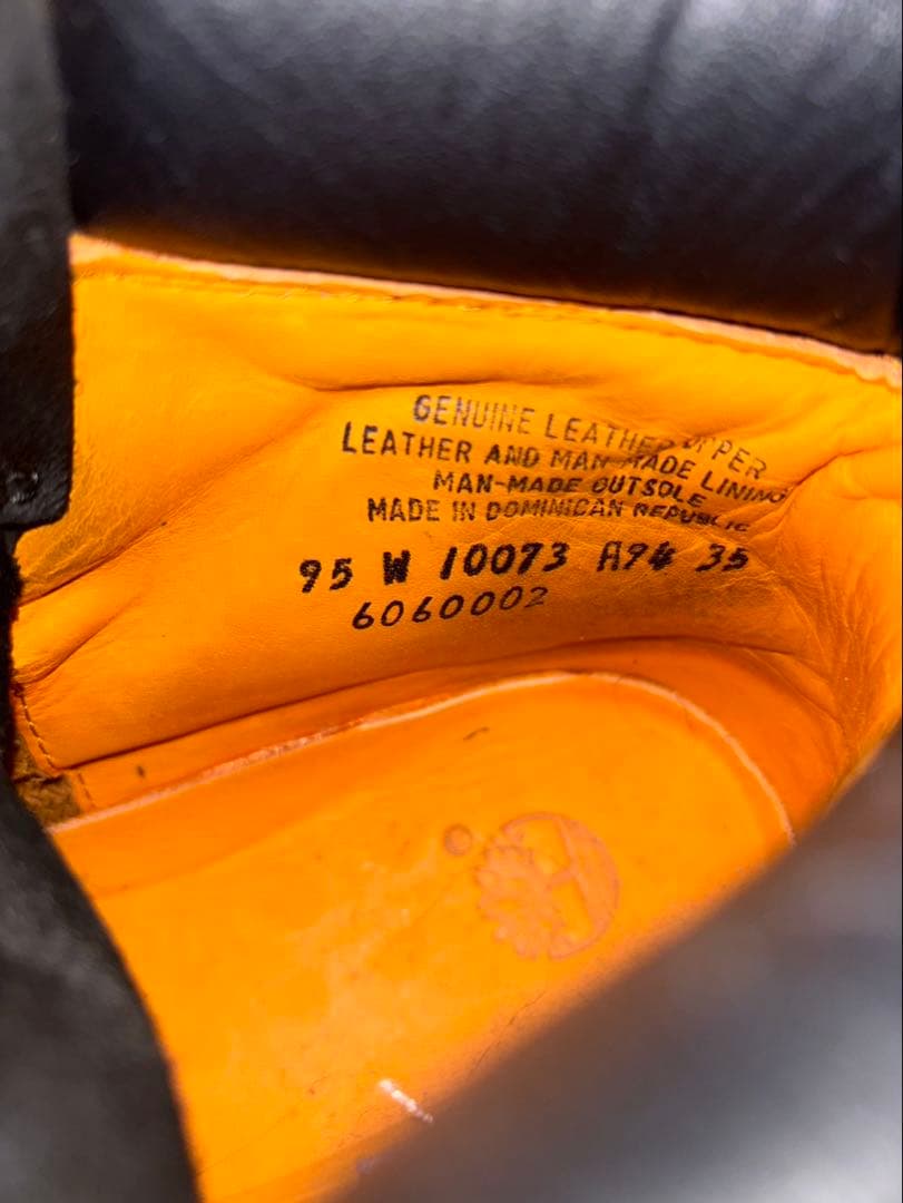 Timberland ブラックミッドカットブーツ