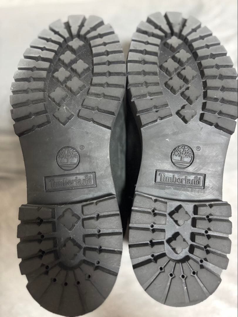 Timberland ブラックミッドカットブーツ