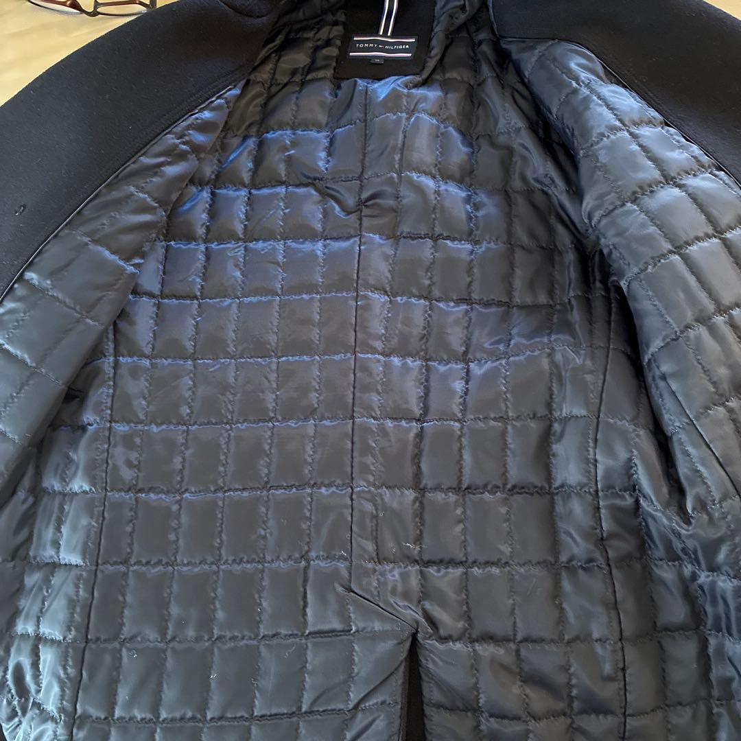   ダークネイビー　ピーコート XL