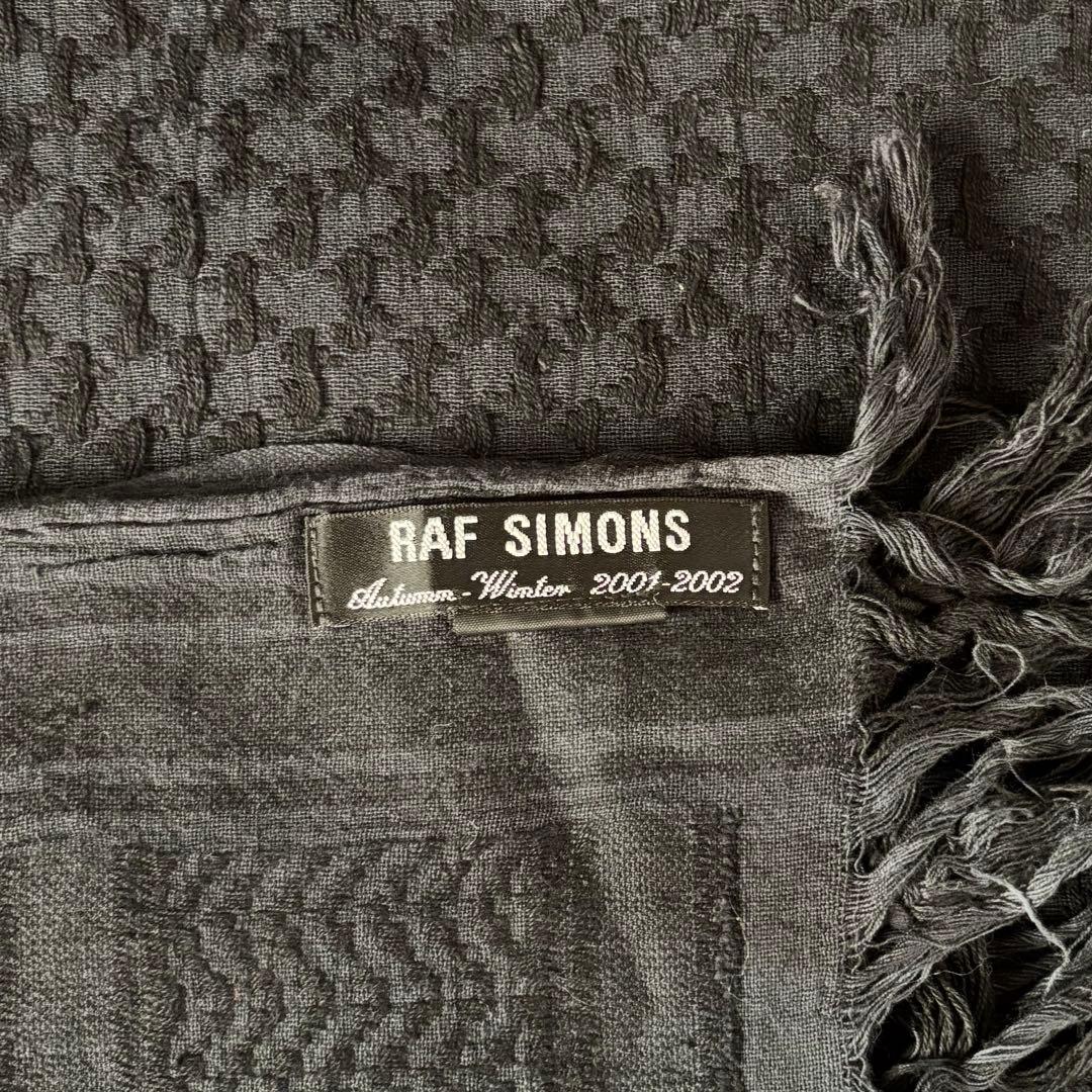 RAF SIMONS ブラック ストール 2001-2002