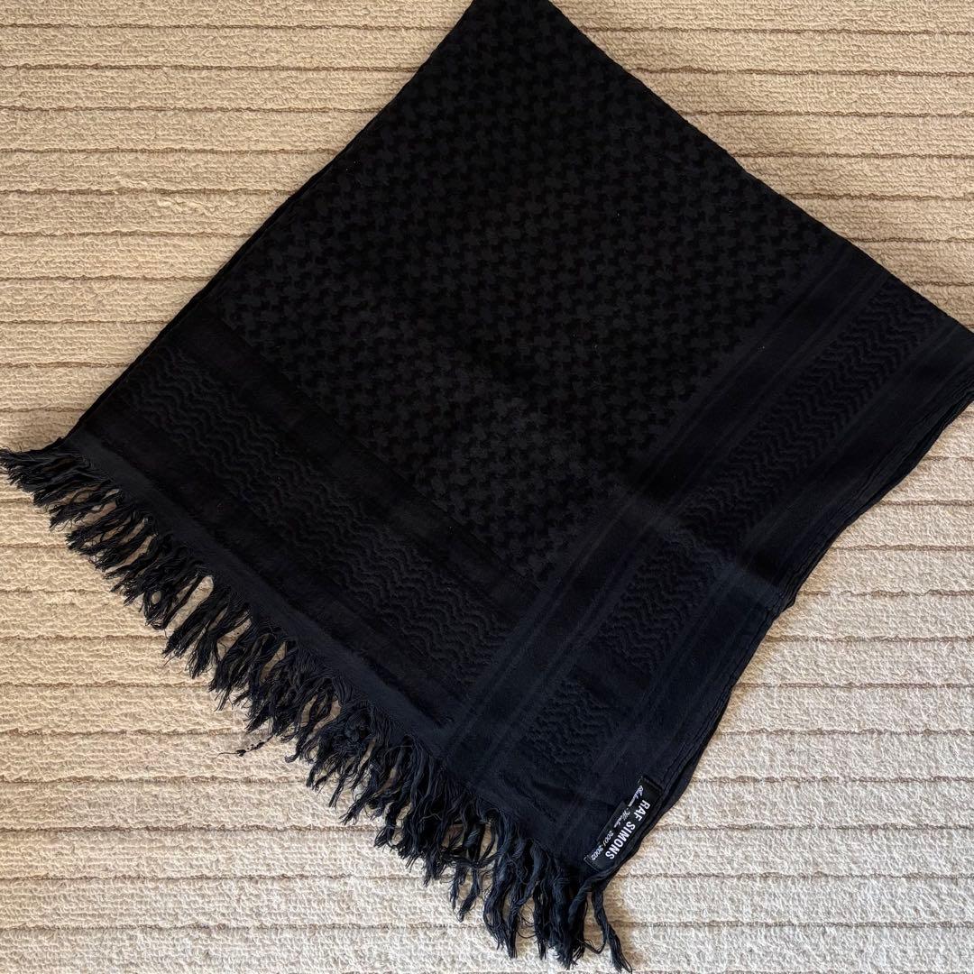 RAF SIMONS ブラック ストール 2001-2002