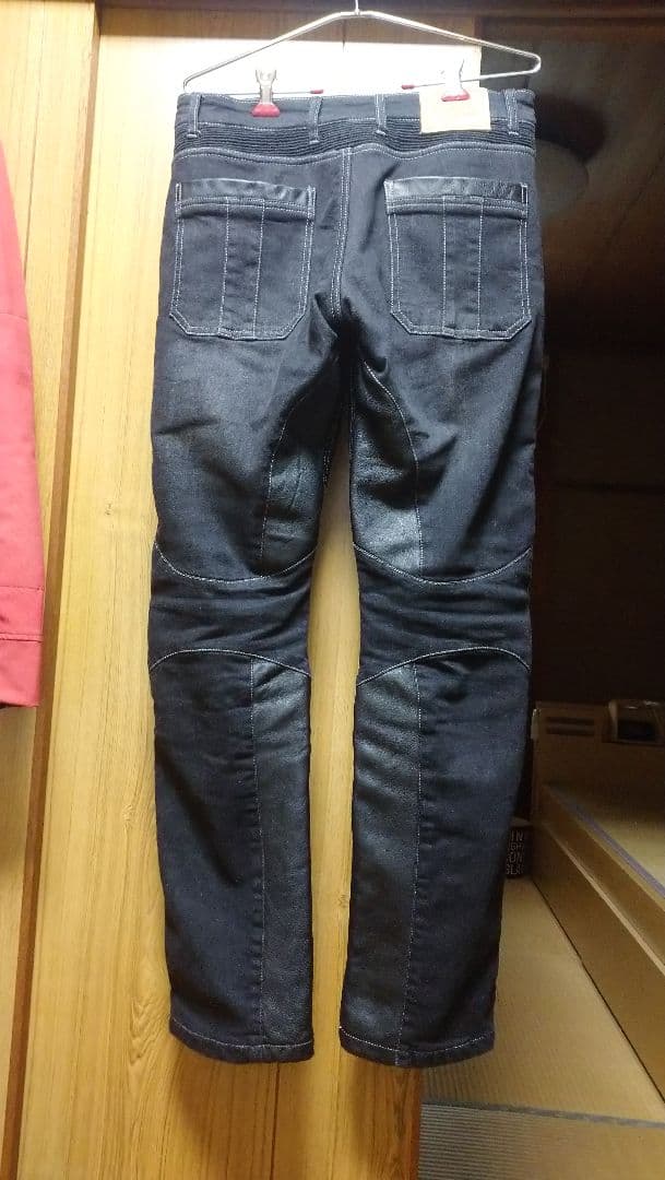 デグナー ヒートガード付きデニムバンツ DP-27 Mサイズ・黒 オールシーズン