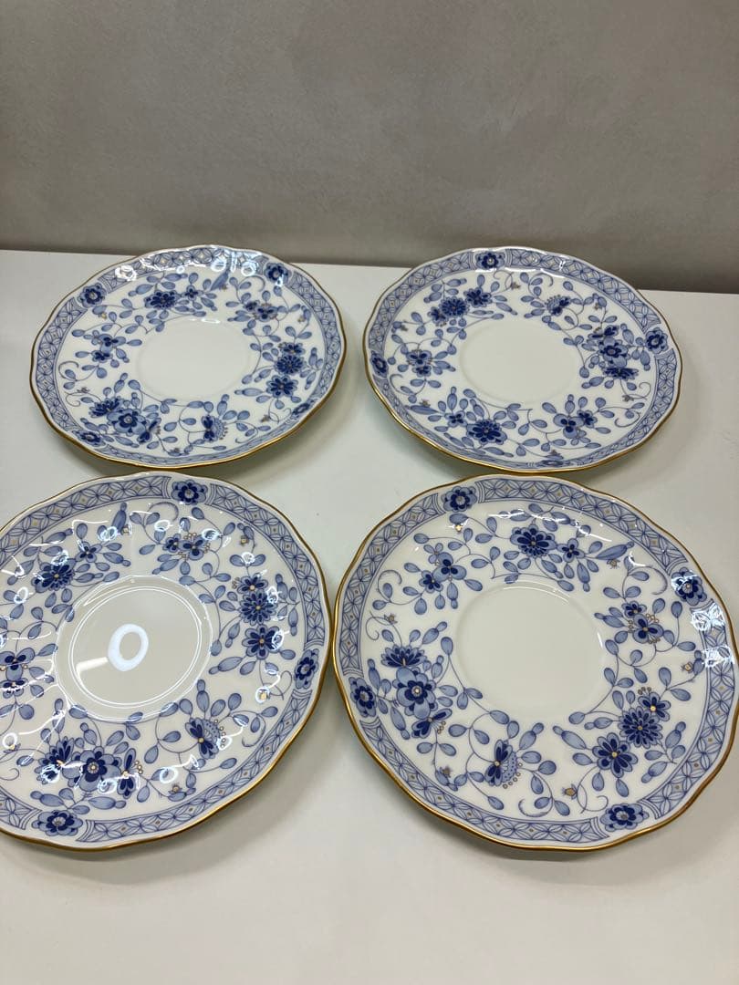 ナルミ ミラノブルー 食器まとめ カップ 平皿 保管品　【A174】