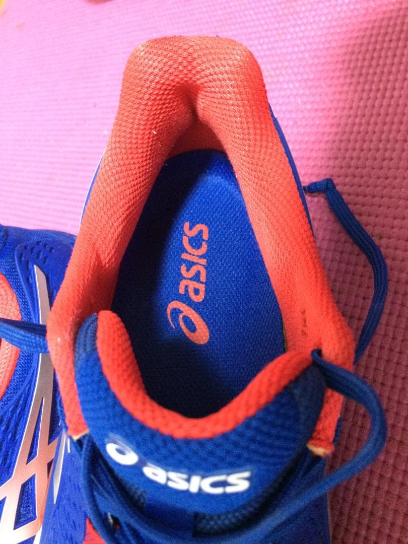 アシックスゲルレゾリューション9　LIMITED EDITION 青×赤ロンドン