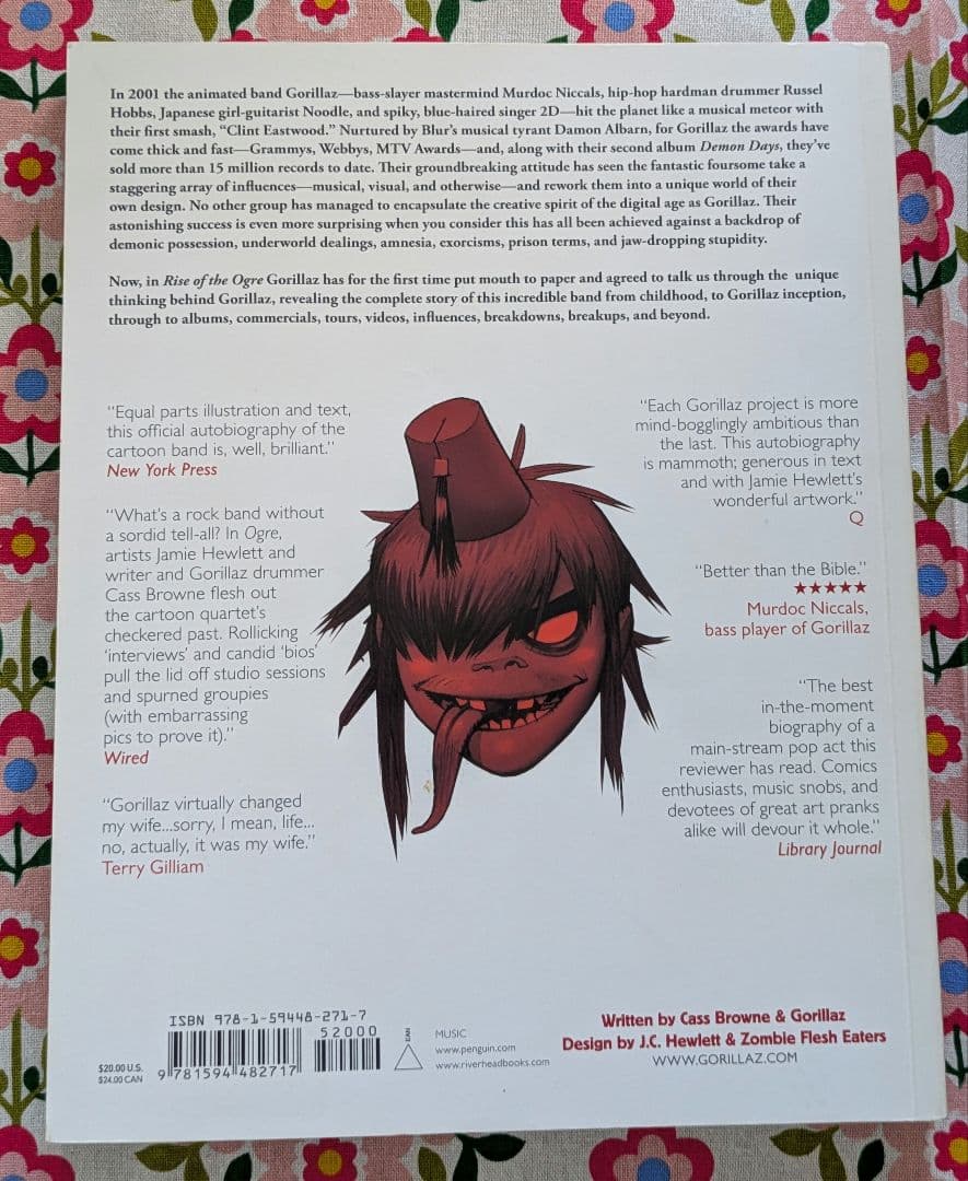 ゴリラズ書籍 Gorillaz Rise of the Ogre