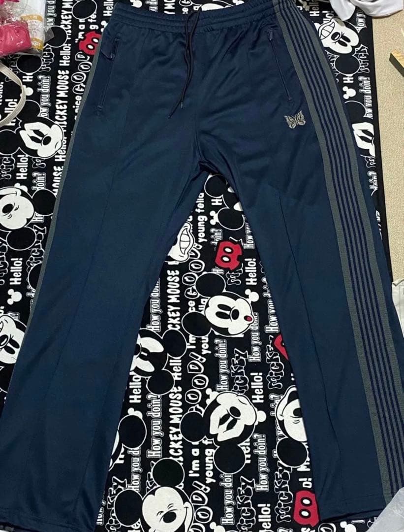 Needles ネイビー パンツ ニードルス