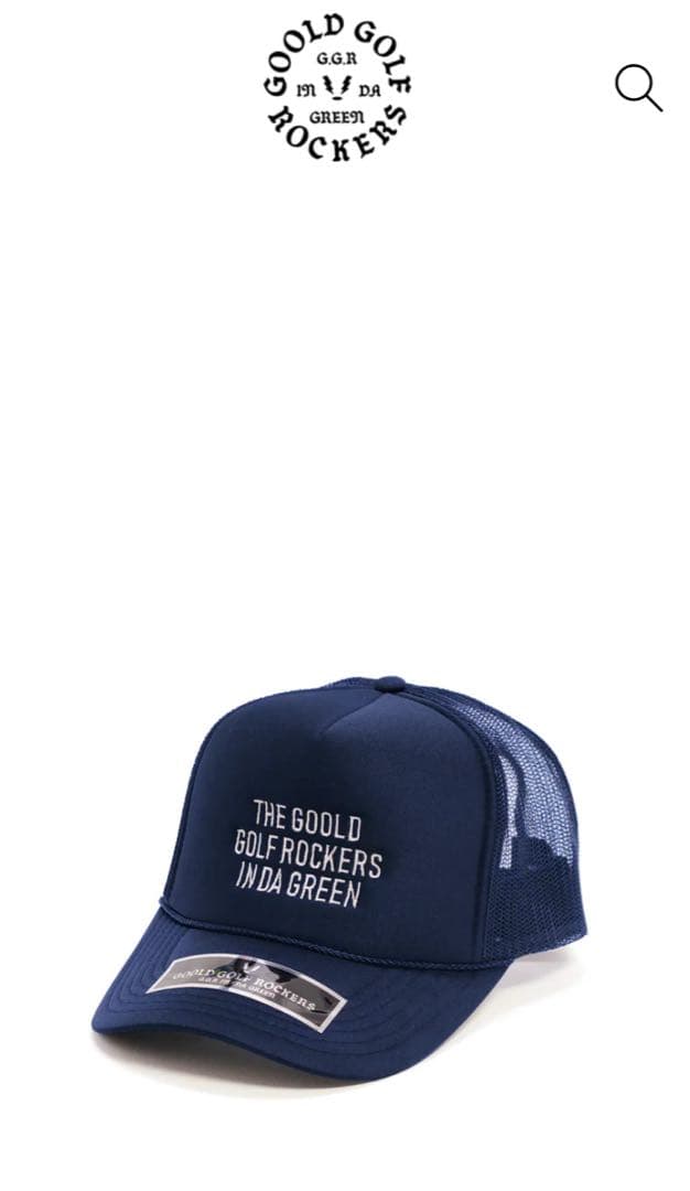 【完売品】goold golf rockers メッシュキャップ ネイビー