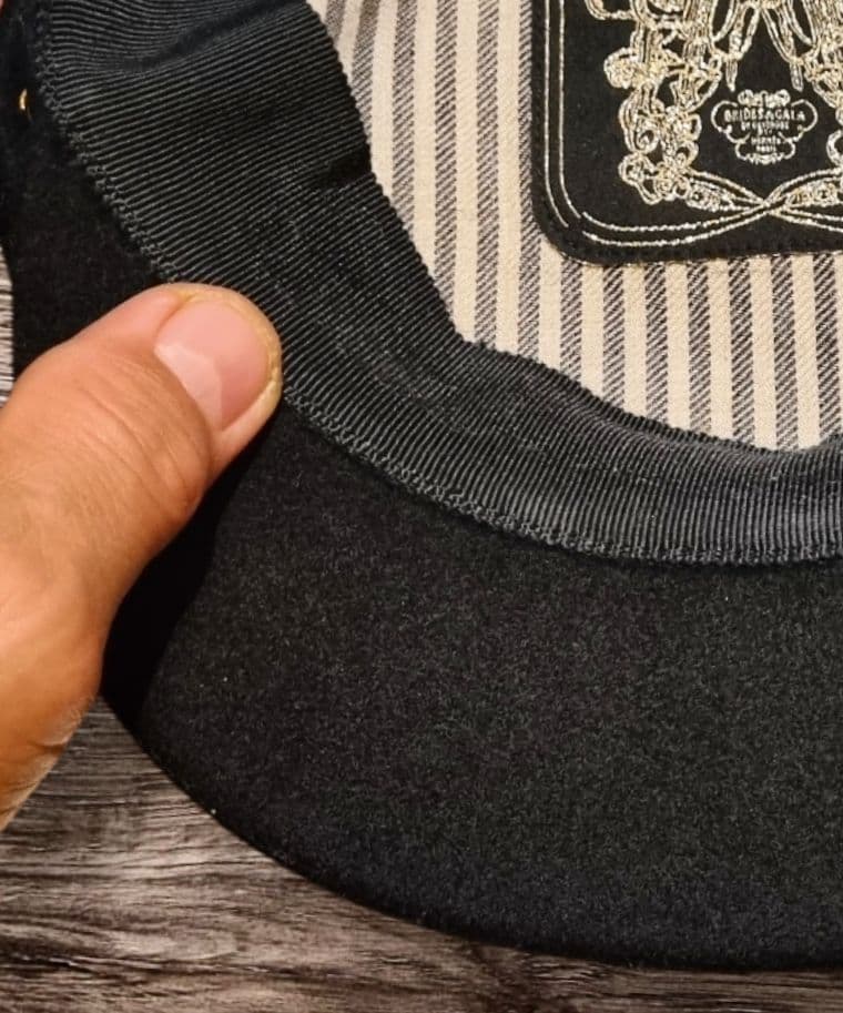 正規品 エルメスジャポンタグ付き ドーヴィル 帽子 黒 金具・ 57 ハット