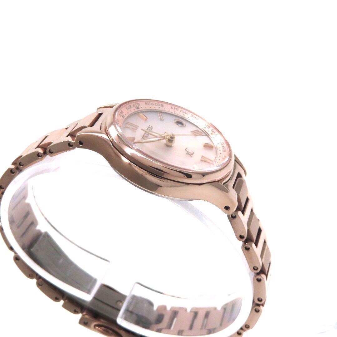 ☆新品同様 EC1164 53W クロスシー 電波ソーラー シチズン 時計